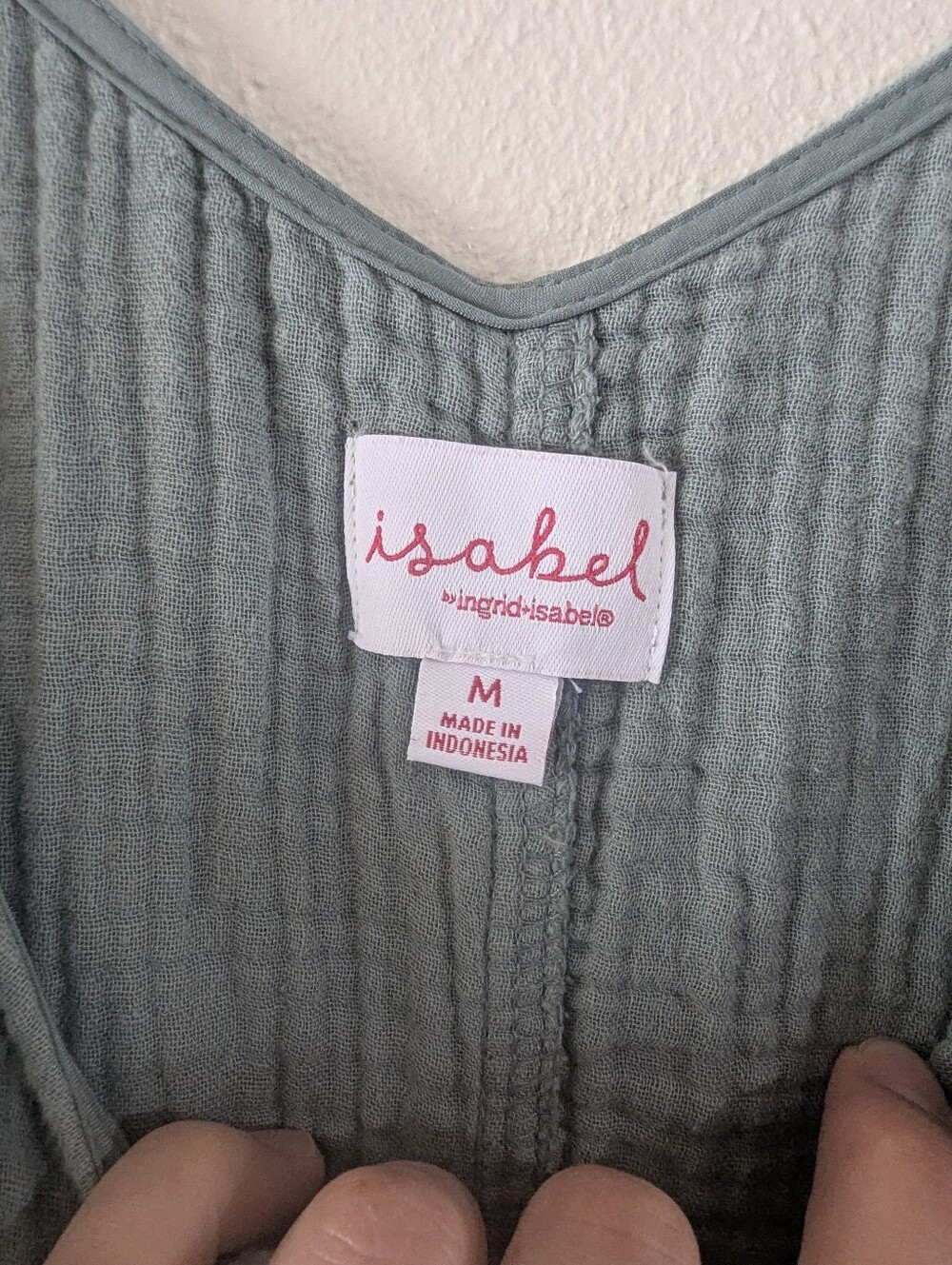 Cotton Gauze Maternity Jumpsuit - Picture 7 of 8